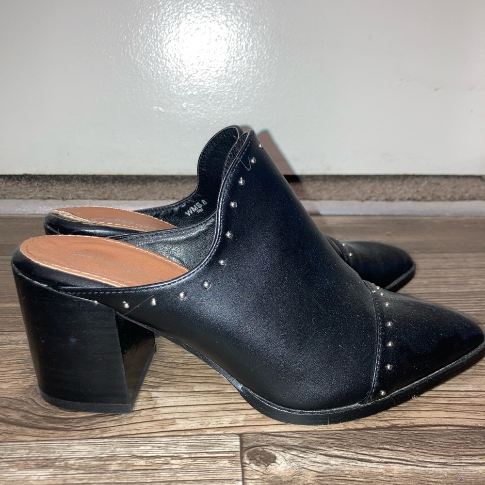 Report Block Heel Mules with Studs